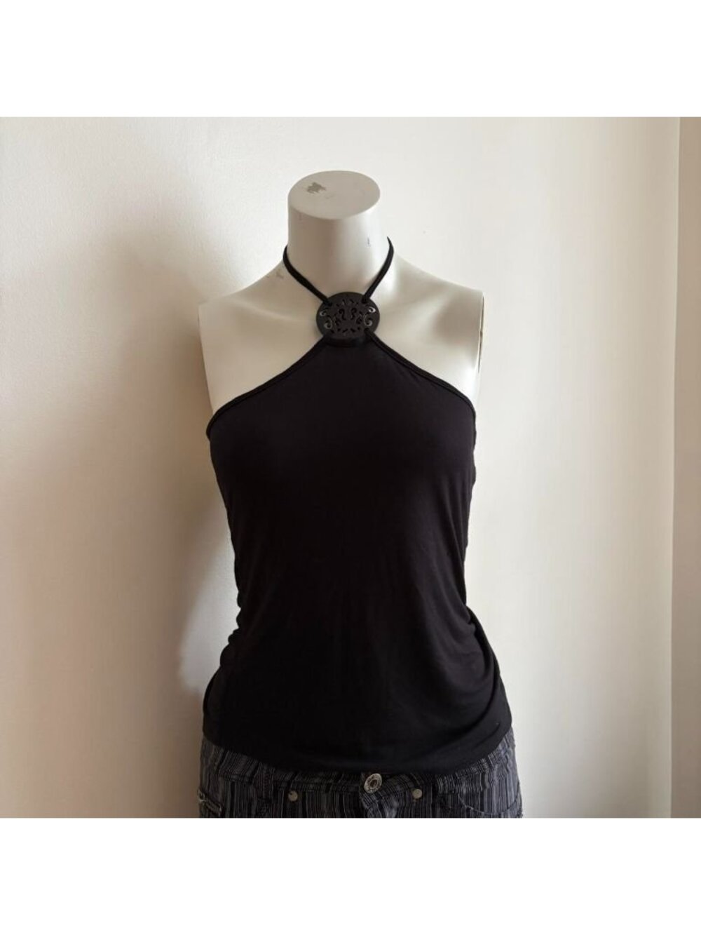 Y2K Open Back Halter Top — Mexx